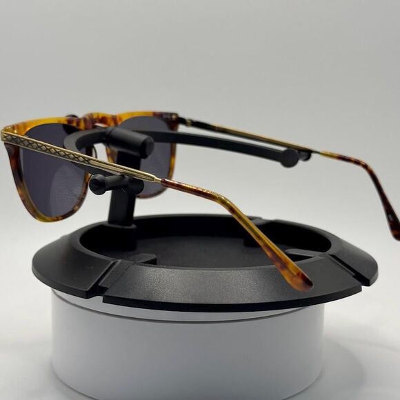 Vintage Ralph Lauren 510 Glasses | Yellow Tortoise & Gold Frames Keyhole Bridge - Picture 8 of 15